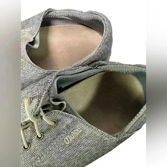 Olukai Men's Nohea Moku Gray Textile Loafers Shoes Size 9 - Picture 6 of 7